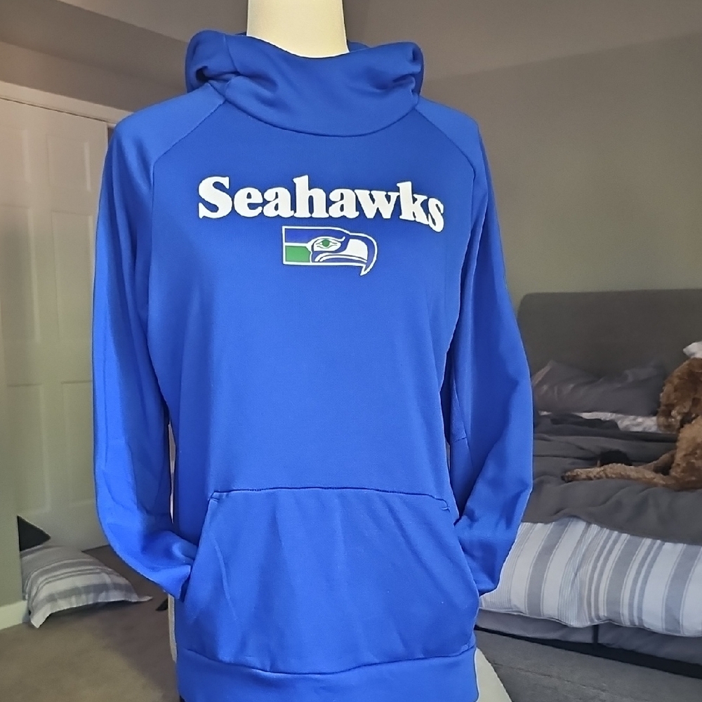 Nike Blue Seahawk Team Sweatshirt Hoodie